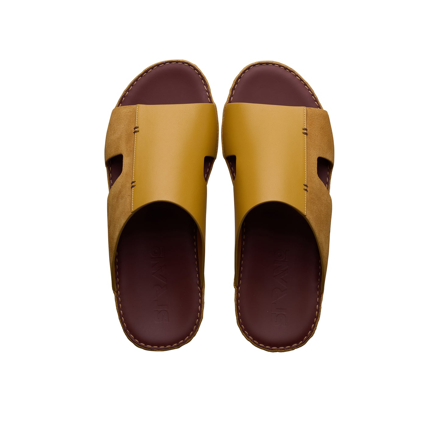 Overlap Mustard Yellow Suede